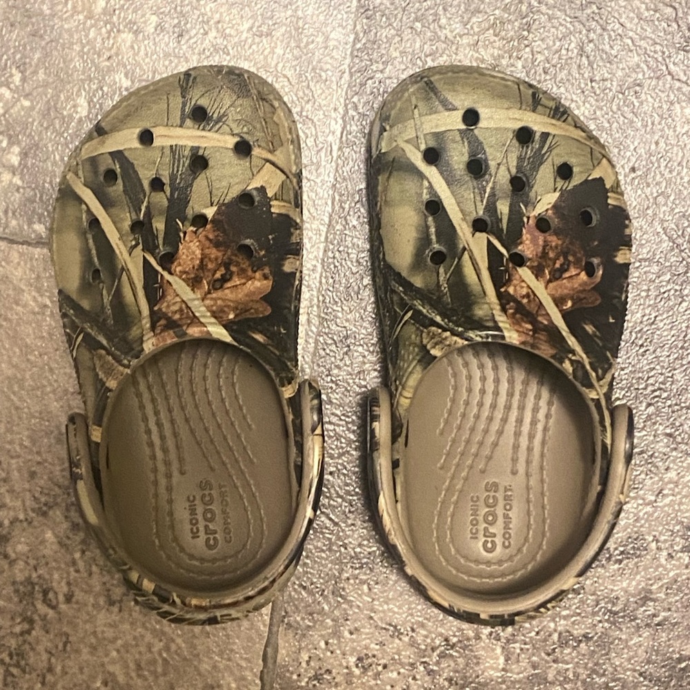 Camo Toddler Crocs